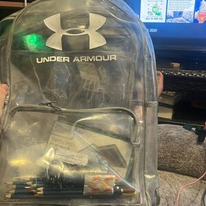Nice and under armor backpack stuff not included